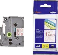 BROTHER Lam traka 12 mm crveno providno TZE132