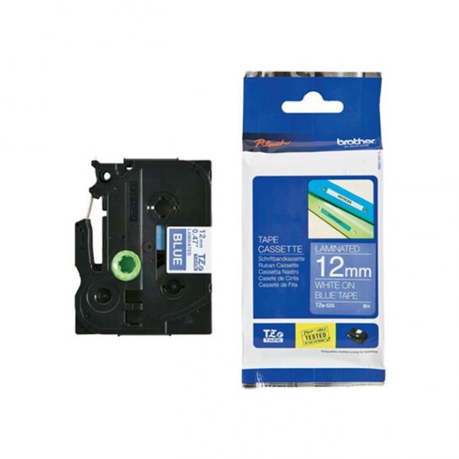 BROTHER Lam traka 12 mm belo plavo TZE535