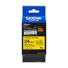 BROTHER Lam traka24 mm crno žuto STRONG TZES651