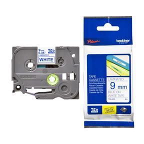 BROTHER Lam traka 9 mm plavo belo TZE223