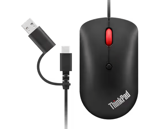 Miš LENOVO ThinkPad Compact žični, USB-C, 4Y51D20850, crna