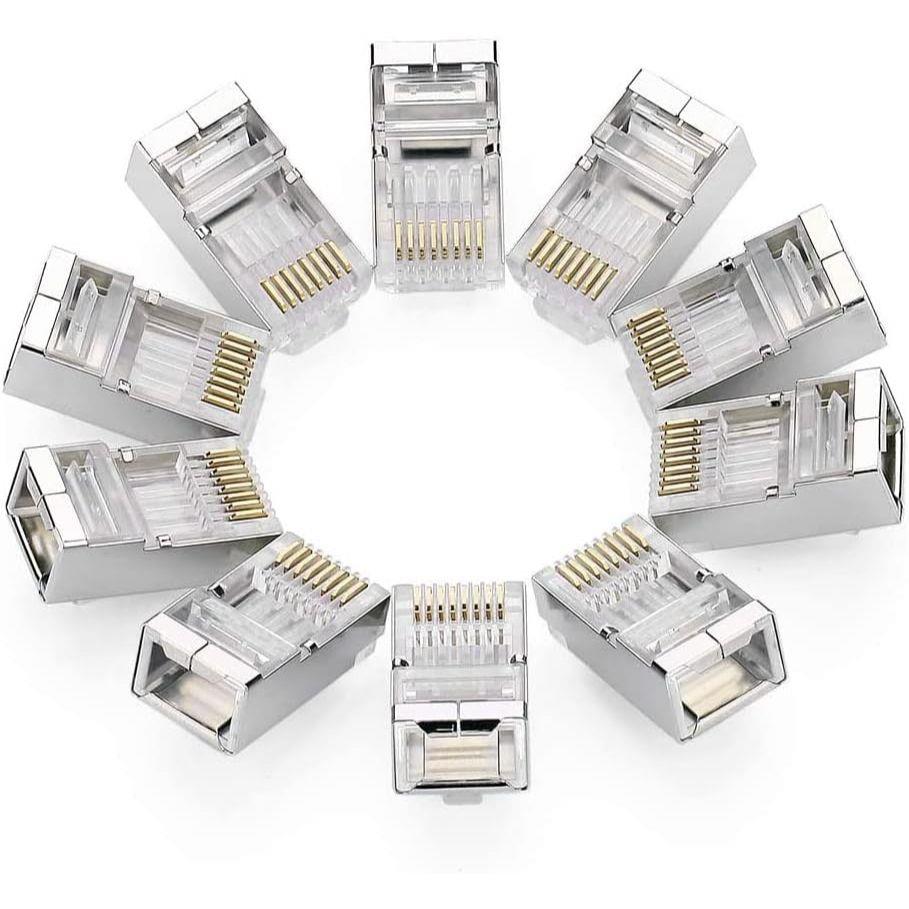 Konektor, RJ45 CAT6, LAN, Metalni