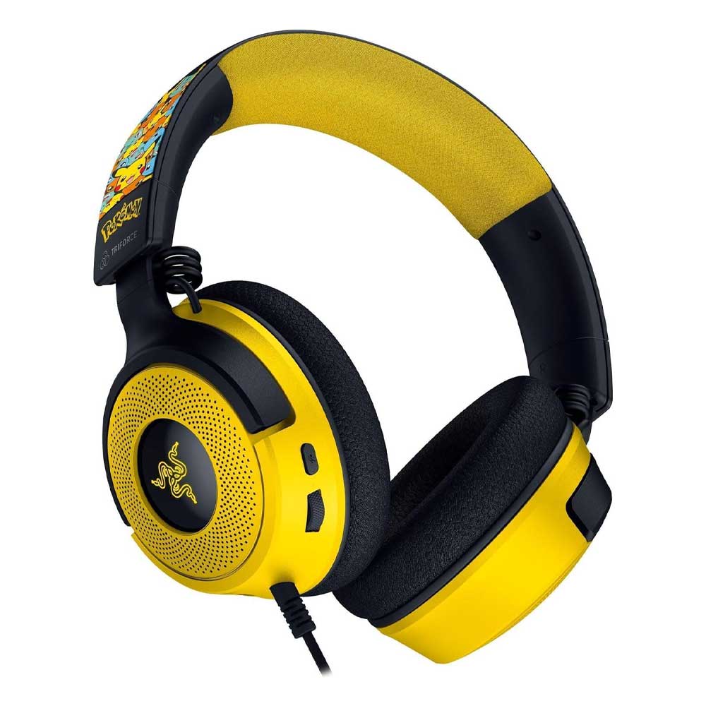 Razer Kraken V4 X - Wired Gaming Headset - Pokemon Kanto Starters Edition