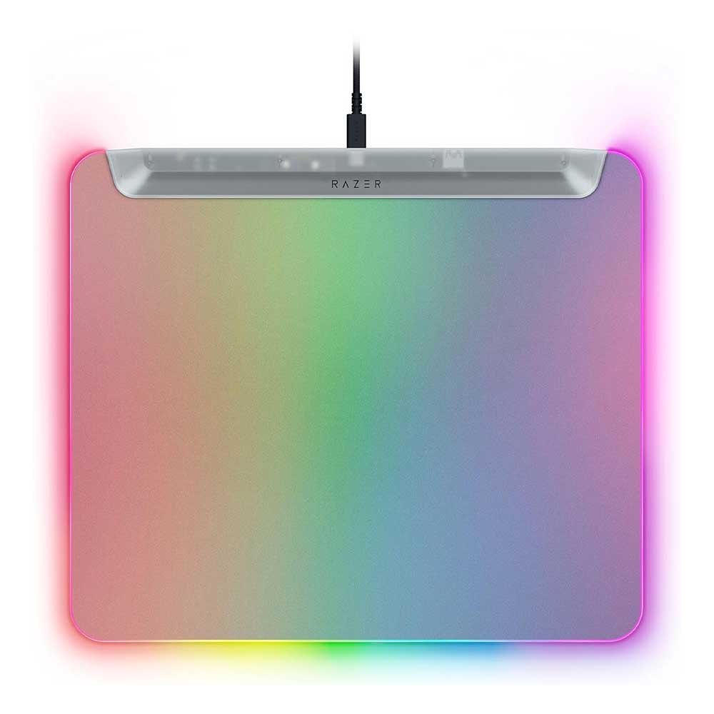 Razer Firefly V2 Pro- Multi-zone Chroma Gaming Mouse Mat - Phantom White Edition