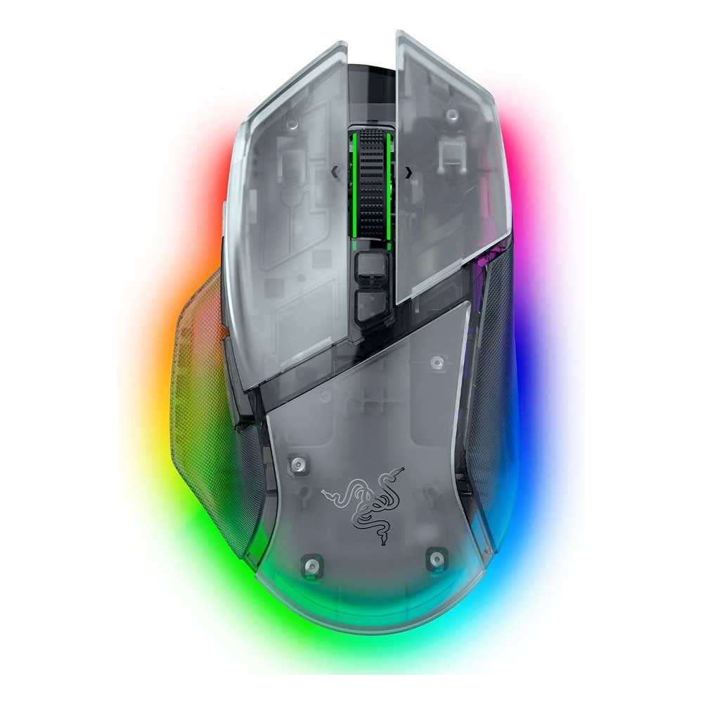 RAZER Basilisk V3 Pro 35K - Ergonomic Wireless Gaming Mouse - Phantom White Edition