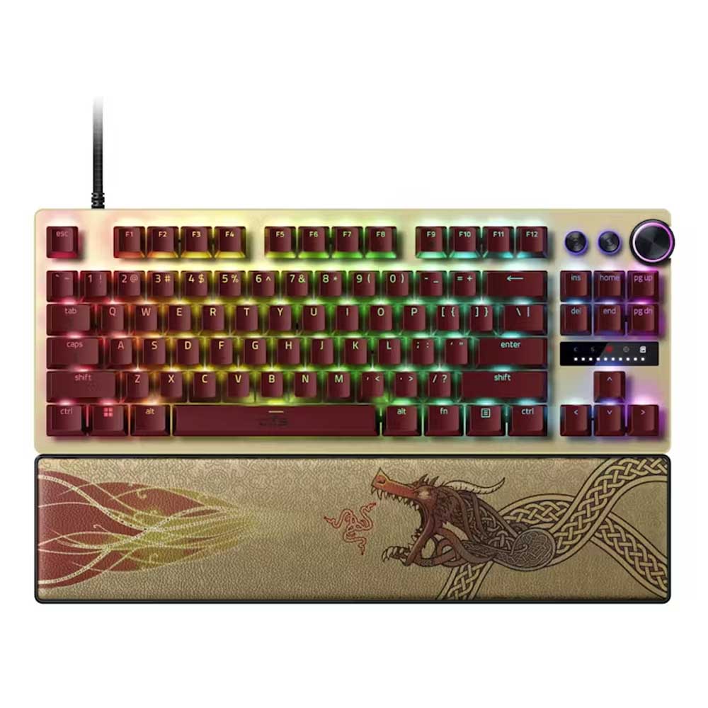 RAZER Huntsman V3 Pro Tenkeyless - Tenkeyless Analog Optical Esports Keyboard -Counter-Strike 2 Edition