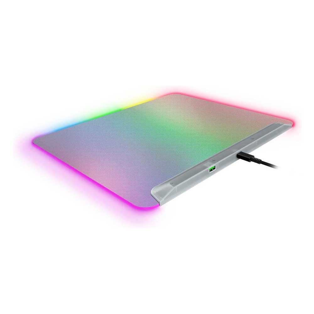 Razer Firefly V2 Pro- Multi-zone Chroma Gaming Mouse Mat - Phantom White Edition
