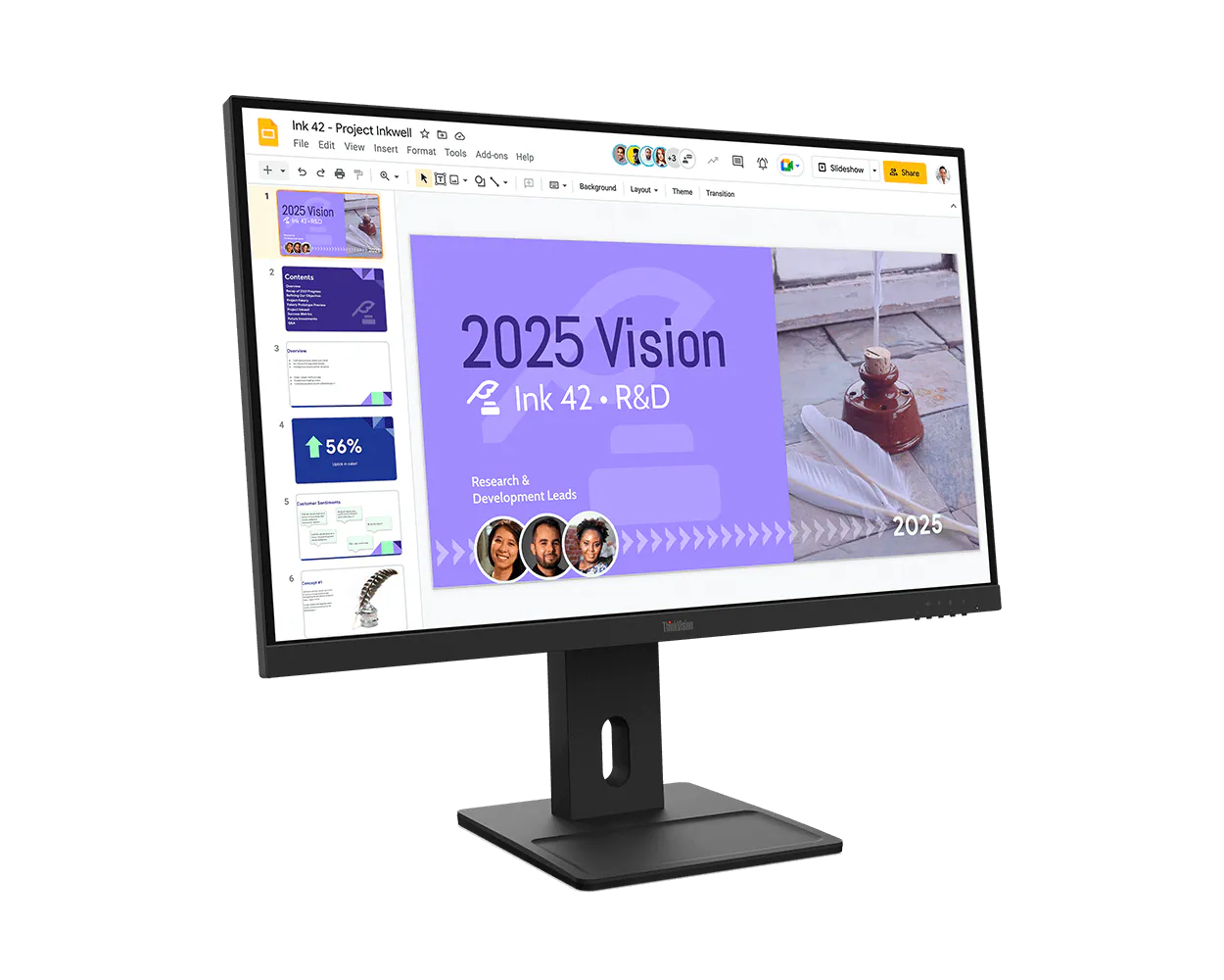 Lenovo Monitor ThinkVision E27Q-40 27", IPS, 64BDGAT4EU