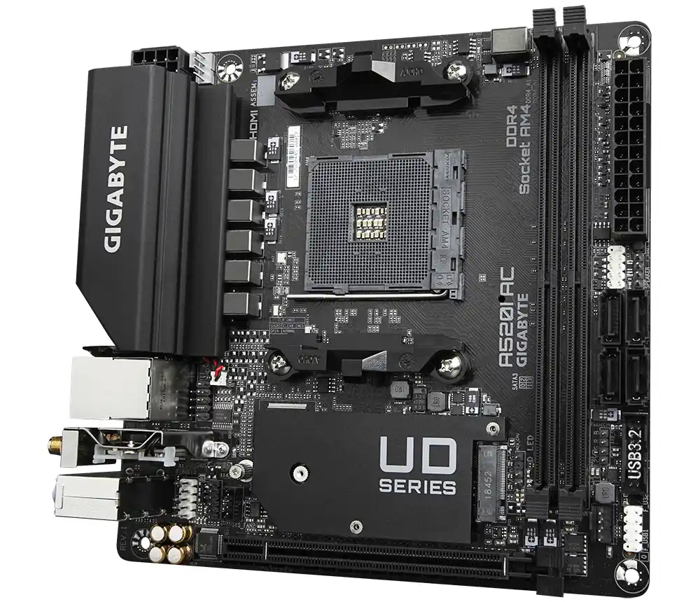 Matična ploča AM4 Gigabyte A520I AC 2xHDMI/DP/M.2/WIFI