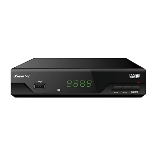 XWave Set Top BOX Xwave M2 DVB-T2 LED/scart/HDMI/RF in-out/USB/media player/metalno kućište