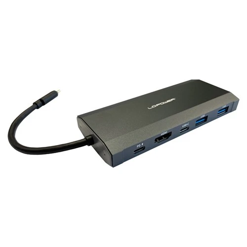 LC Power USB-C HUB + M.2 SSD kućište LC-Power LC-HUB-C-MULTI-7-M2