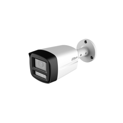 DAHUA HAC-HFW1500TLMP-IL-T-0360B-DIP 5MP Smart Dual Light HDCVI Two-way Talk Fixed-focal Bullet Camera