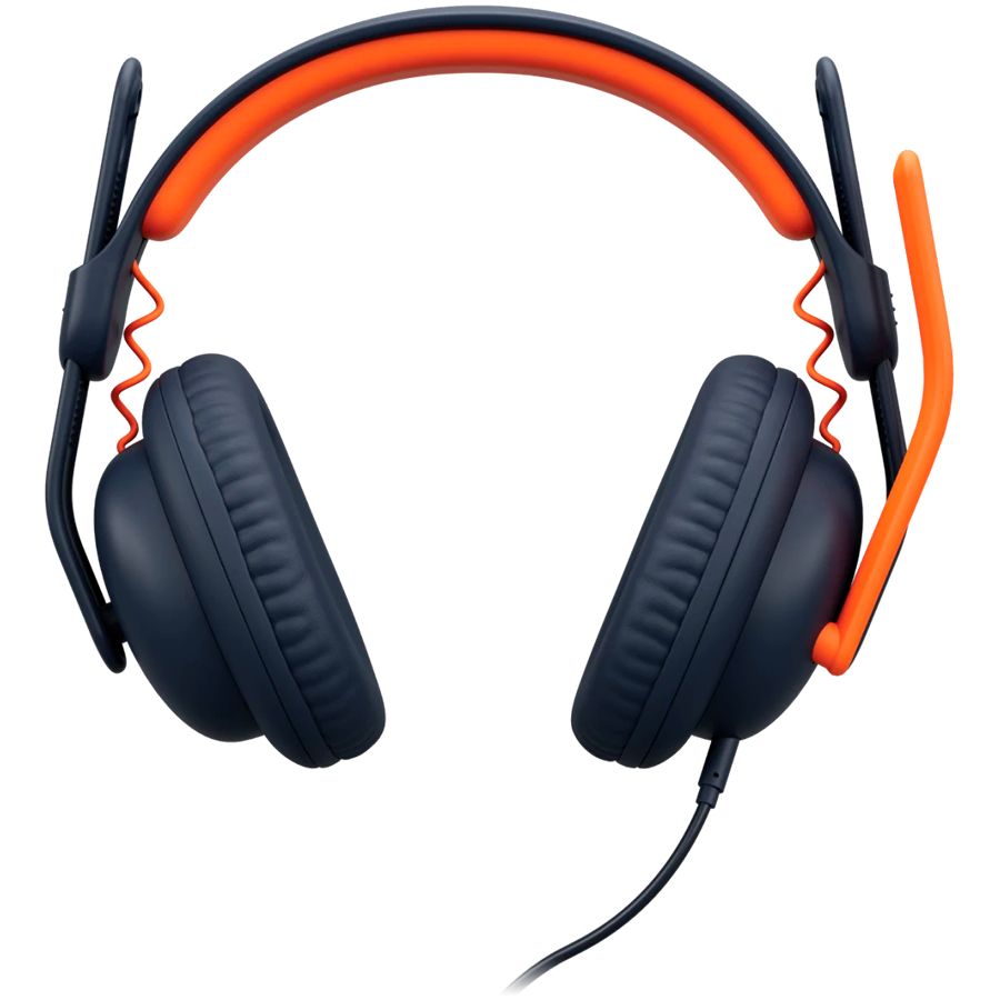 LOGITECH ZONE Learn - Over Ear Wired Headset - CLASSIC BLUE - USB-C