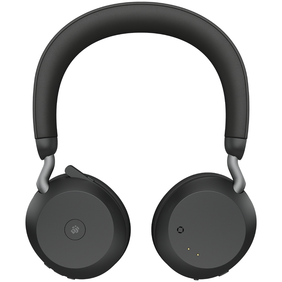 JABRA EVOLVE2 75, Link380a UC Stereo Stand Black, EVOLVE2 75 headset Black UC, Link 380 BT adapter USB-A UC, EVOLVE2 75 Deskstand USB-A,1.2m USB-C to USB-A cable, carry pouch, warranty and warning (safety leaflets)