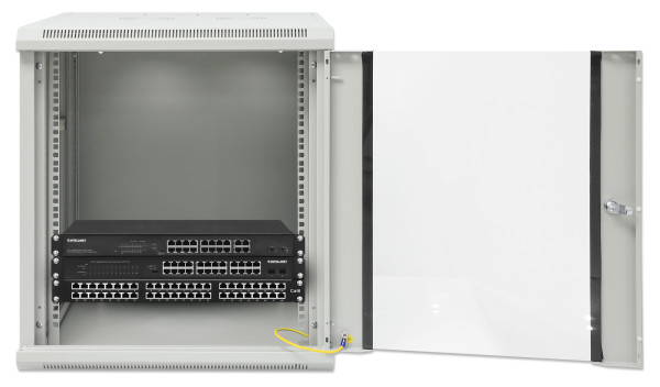 Intellinet Rack orman Intellinet 711890 19"/12U 570x600x635/staklena vrata/bravica