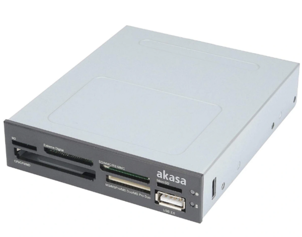 Akasa AK-ICR-07 6-Portni USB 3.0 Čitač Kartica Crni