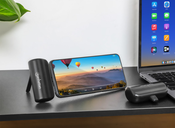 Manhattan Powerbank Manhattan 1026336 5000mAh 10W/Black/USB-C
