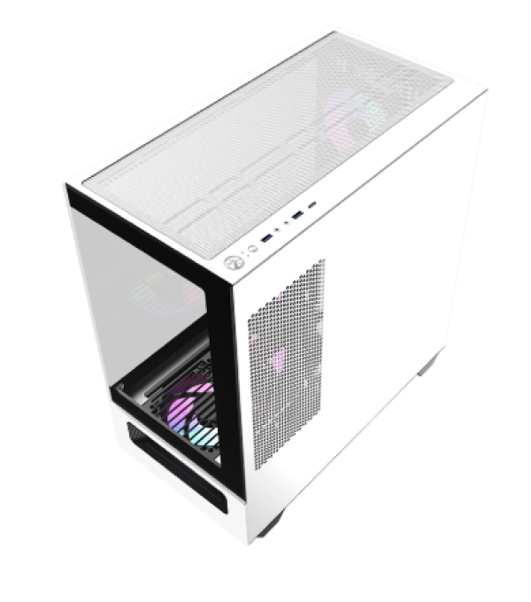 RAIDMAX Kuciste Raidmax Hurrikan H200 Black ARGB