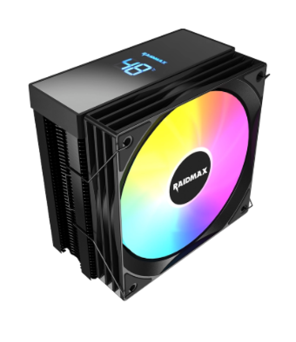 RAIDMAX CPU Hladnjak Raidmax AM1204B DIGITAL ARGB Crni, AM1204B
