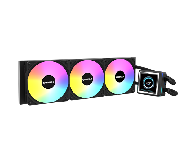 RAIDMAX CPU hladnjak Raidmax INFINITAS LM360 ARGB LCD 2.73" Black, LM360BK