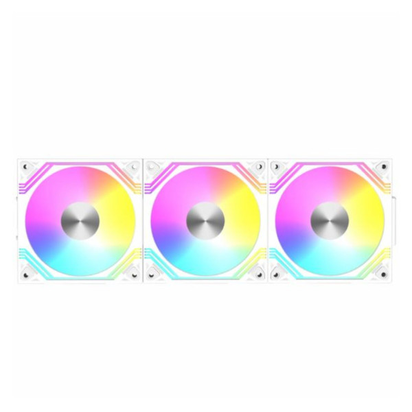 RAIDMAX Ventilator 3in1 120mm Raidmax Modular Combo kit White, NV-MD120FWP3