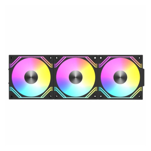RAIDMAX Ventilator 3in1 120mm Raidmax Modular Combo kit Black, NV-MD120FBP3