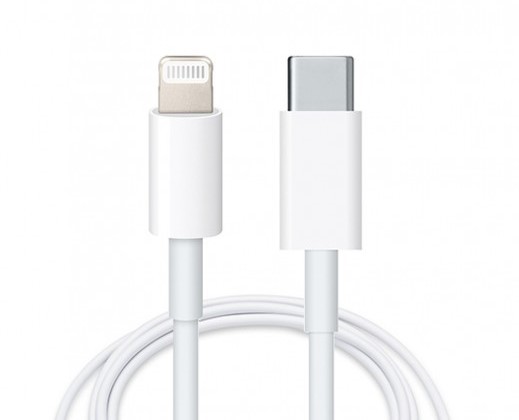 E-Green Kabl USB tip C na iPhone Lighting 5,6,7   3 A, 2m beli