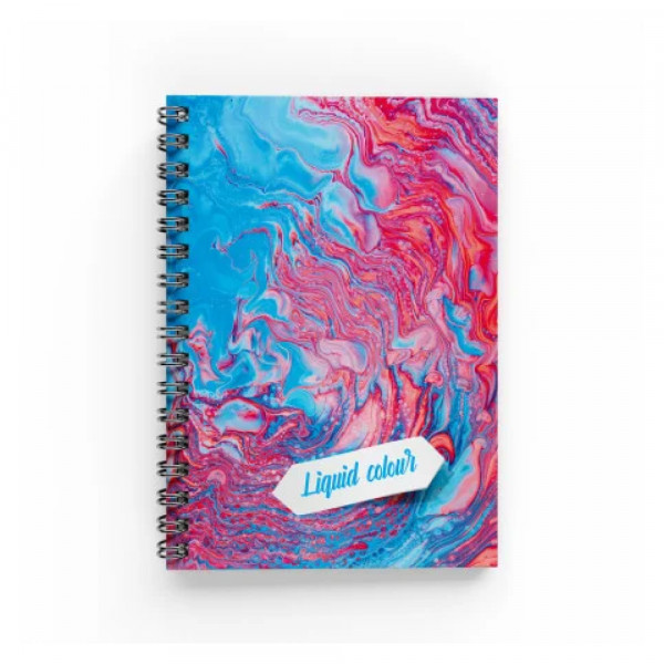 Helios Sveska A5 Liquid color spirala dikto 100l (HL)