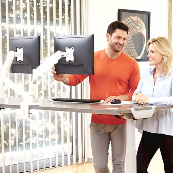 Fellowes Set za nadogradnju nosača Fellowes Eppa Single beli 9683801