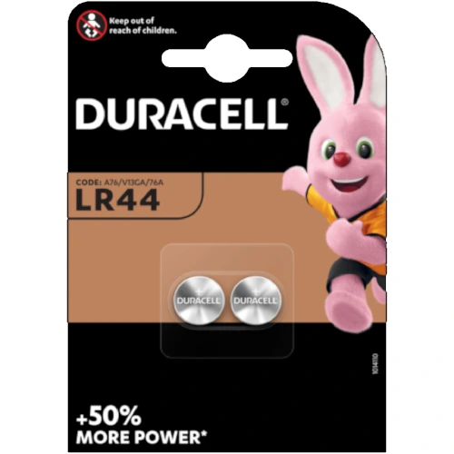Duracell Baterija Duracell alkalna LR44 HSDC (pak 2 kom)
