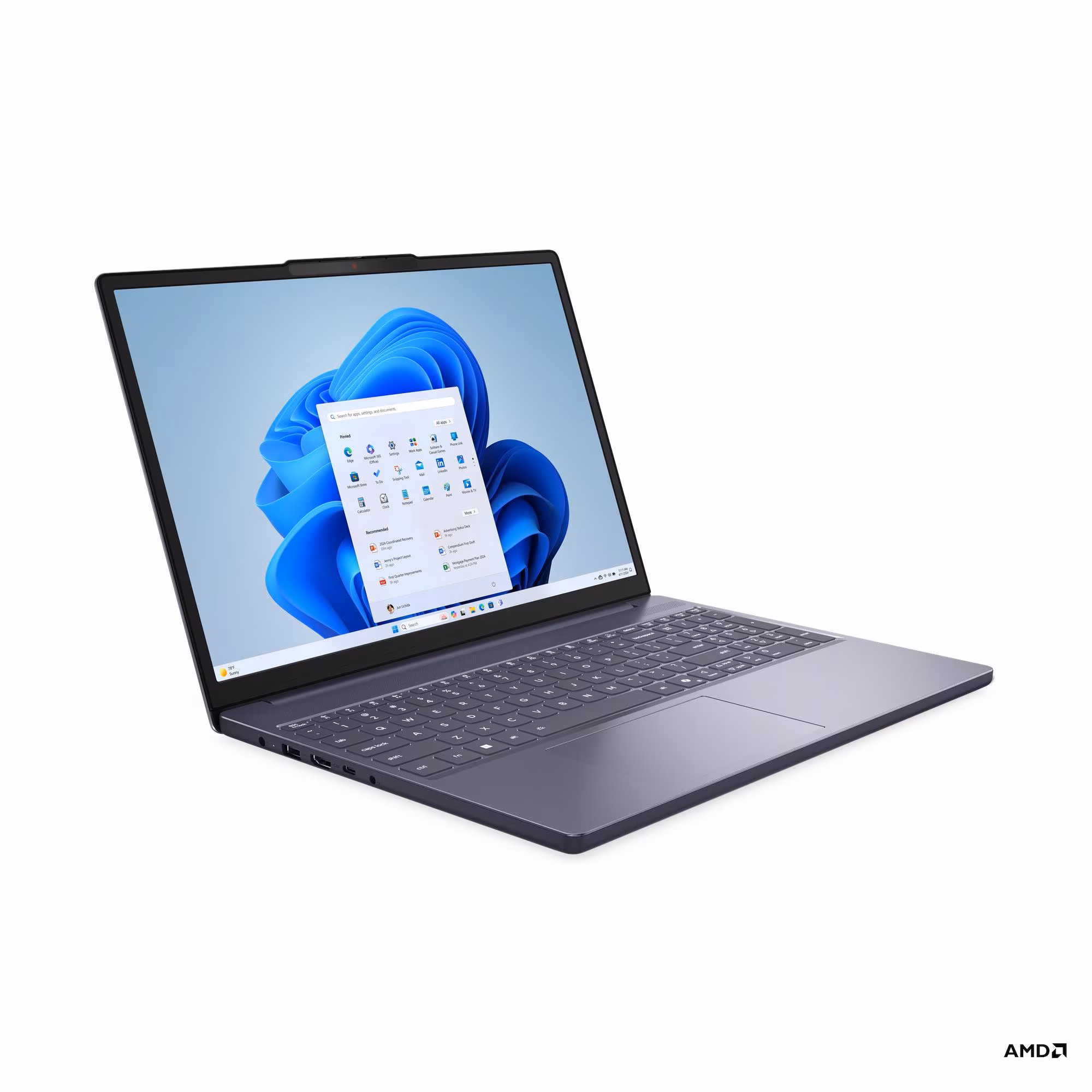 Lenovo Laptop IdeaPad Slim 3 15ARP10 15.3", R7-7735HS, 8GB, 512GB, 83K700BYYA