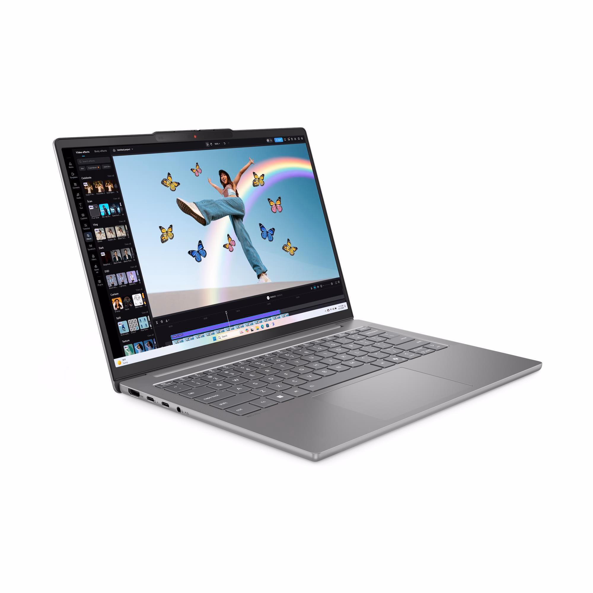Lenovo Laptop IdeaPad Slim 5 14ARP10 14", R7-7735HS, 32GB, 1TB, 83HT001TYA