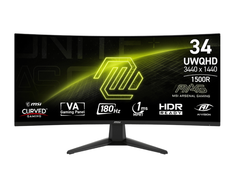 MSI Gaming Monitor MAG 346CQ 34", VAGAM