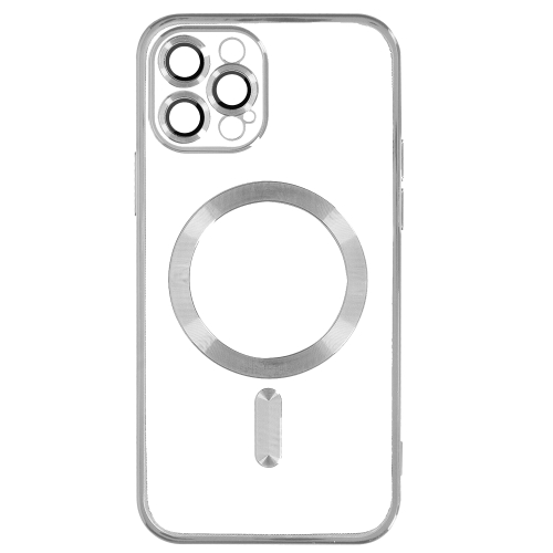 SAMSUNG Silikonska futrola Magsafe iPhone 12 Pro Max SILVER​