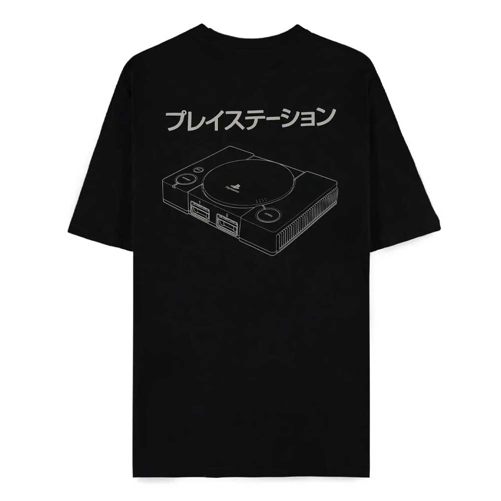 Playstation - Men's Back Console Short Sleeved T-Shirt (XL)