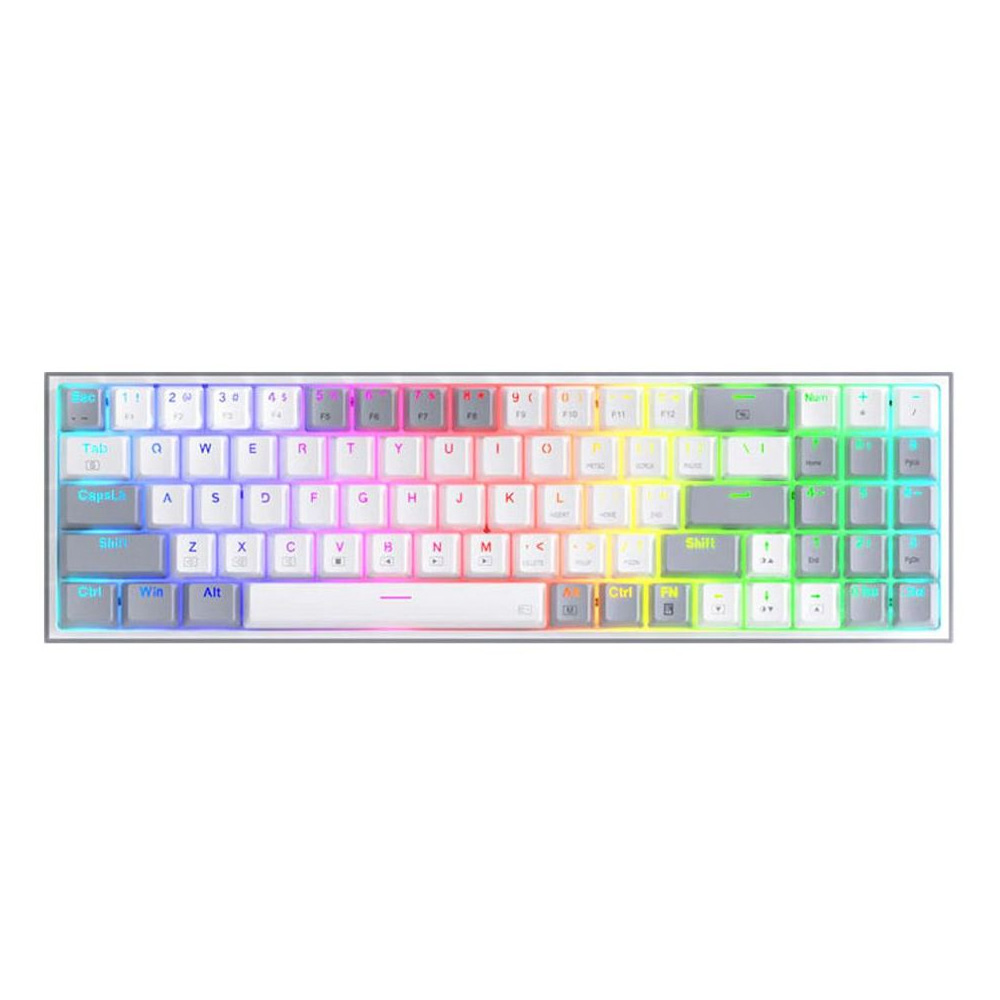 Redragon Pollux RGB Gaming Keyboard White Red Switch