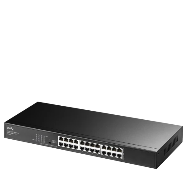 CUDY Svič 10/100/1000 24-port Cudy GS1024E Rackmount Light Managed