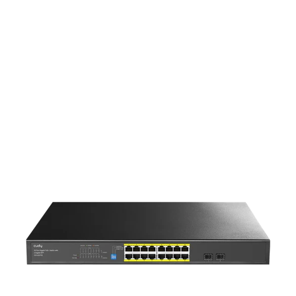 CUDY Svič 10/100/1000 16-port Cudy GS1020PS2 PoE+ sa 2x SFP porta 200W