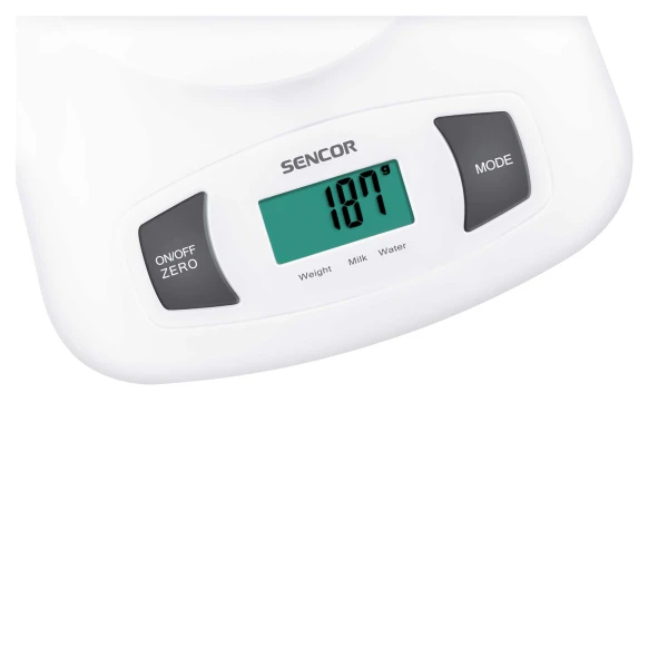Sencor Kuhinjska vaga Sencor sa posudom SKS 4001WH/do 5 kg