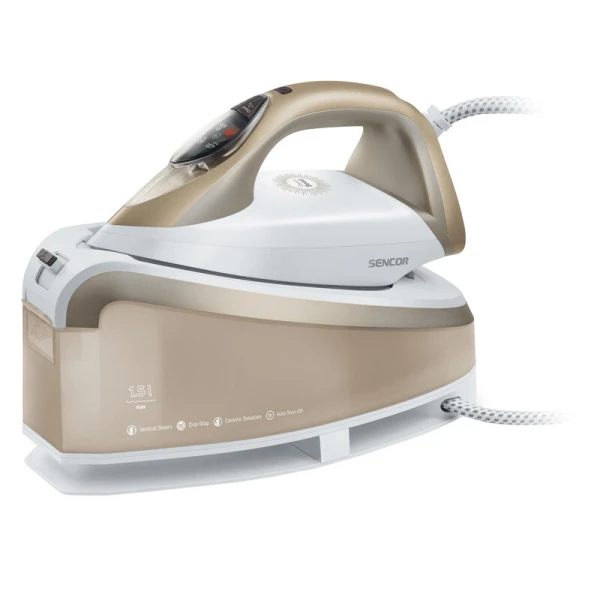Sencor Parna stanica Sencor SSI 0810VT/2400W/zlatno-bela