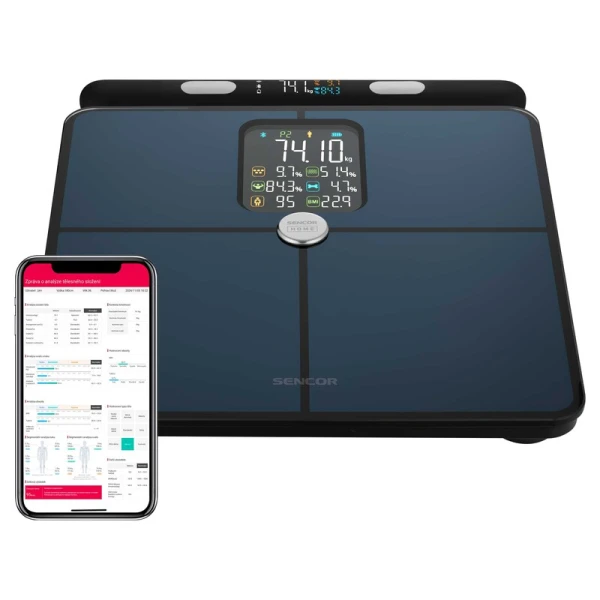 Sencor Fitnes smart vaga Sencor SBS 9102BK/LCD/crna