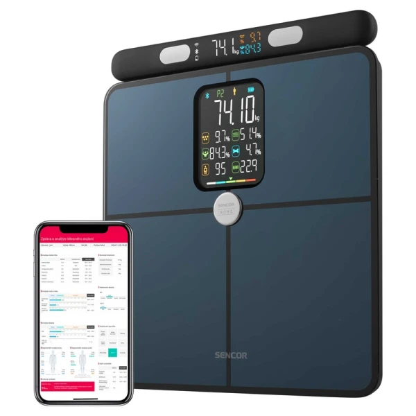 Sencor Fitnes smart vaga Sencor SBS 9102BK/LCD/crna