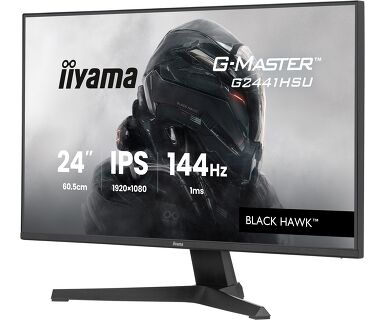IIYAMA Gaming Monitor G-Master Black Hawk G2441HSU-B1 24", IPS
