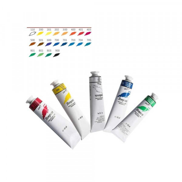 Tempera AERO bela 42 ml - komadna