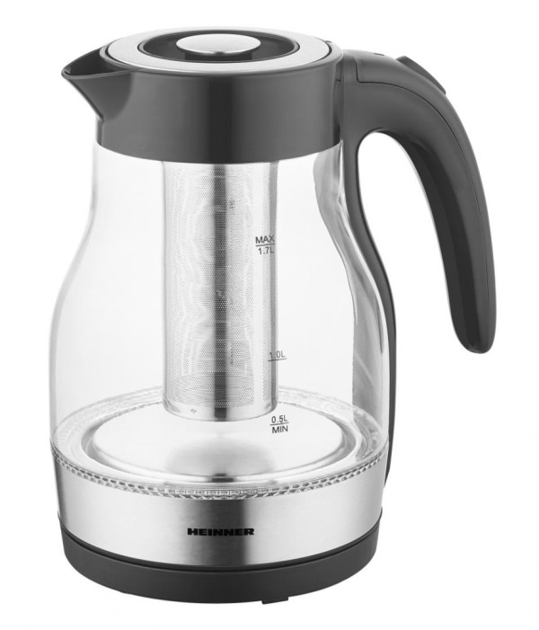 Heinner Električno kuvalo HEINNER HEK-TF2200GBK 1,7l/2200W/filter za čaj/inox