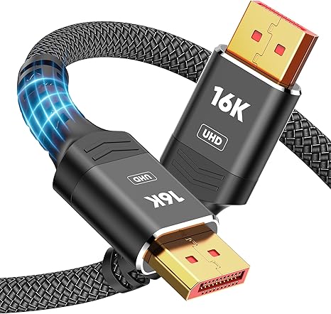 E-Green Kabl DisplayPort 2.1 M/M 16K/80Hz  2m, crni