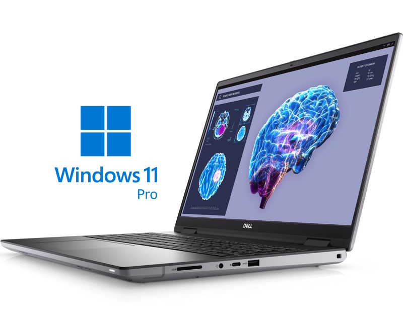 DELL Laptop Precision M7680 16", i9-13950HX, 32GB, 1TB, RTX 3500, Win11Pro, NOT24914