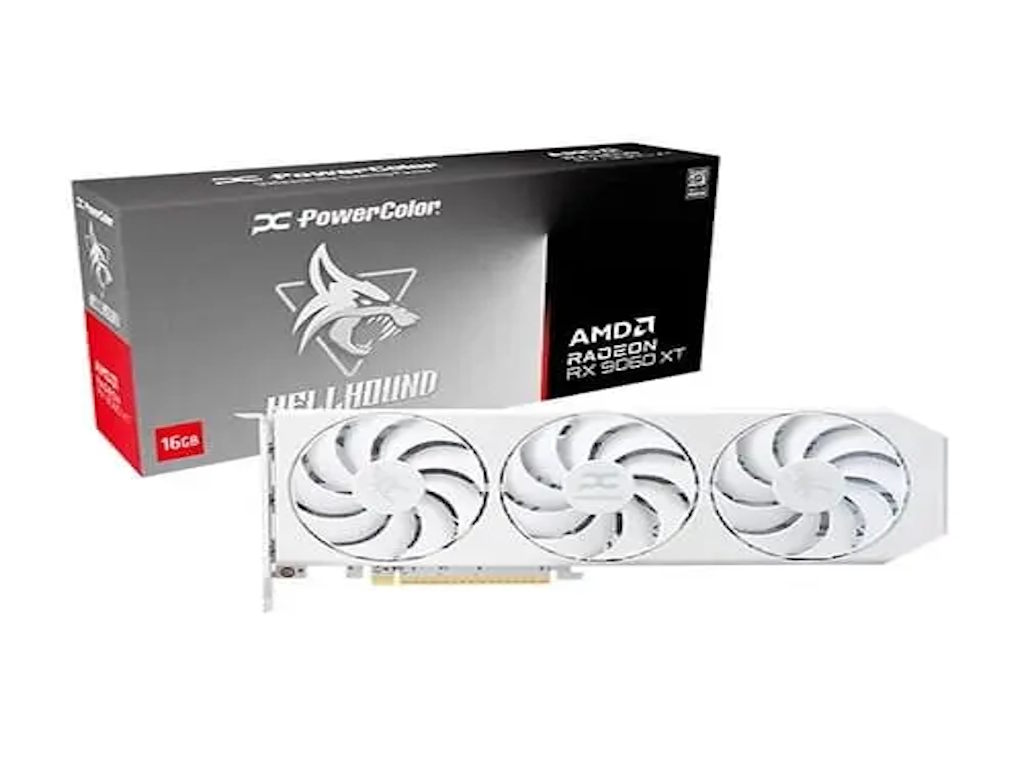 Graficka karta POWER COLOR RX RX9070XT 16G-E/OC/WH/bela