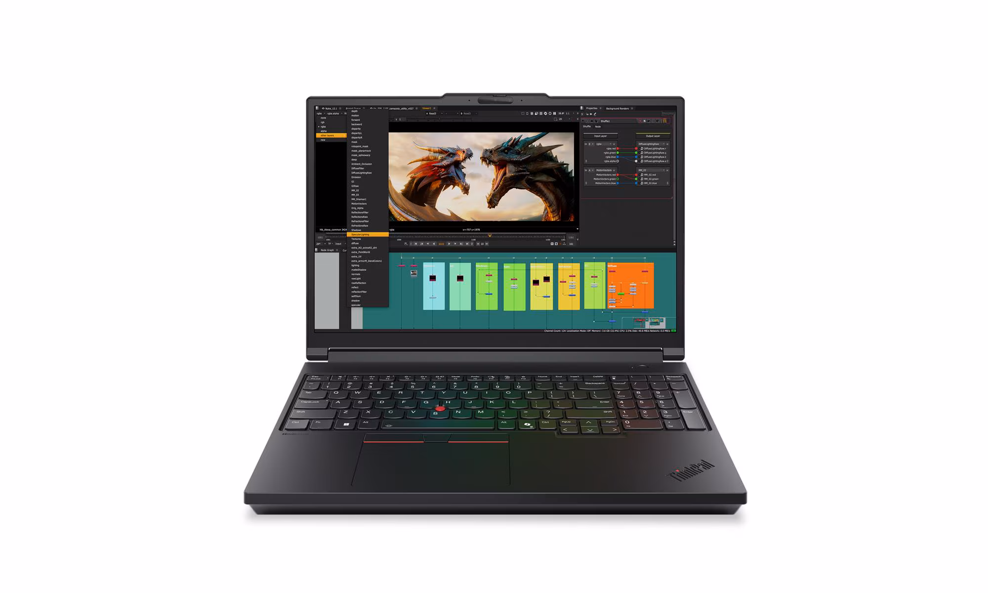 Lenovo Laptop ThinkPad P16 G3 16", U9-275HX, 64GB, 2TB, RTX PRO 1000 BW, Win11Pro, 21RQ000ECX