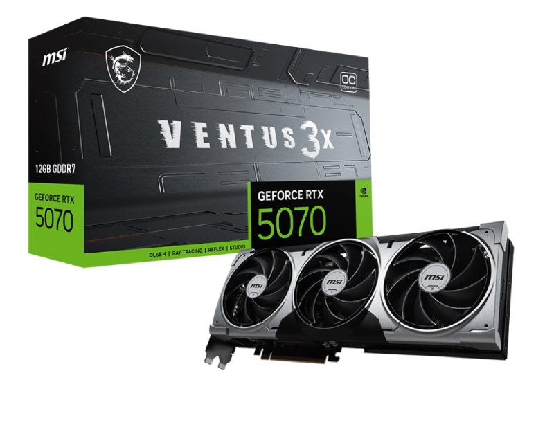 GeForce RTX 5070 12G VENTUS 3X OC grafička karta